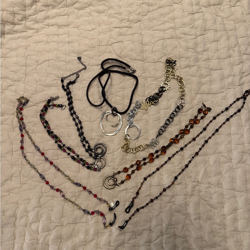 Assorted Women’s Fashion Eyeglasses Chains - Mixed Colors